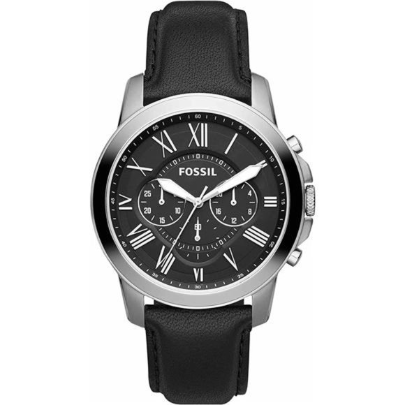 Fossil Men's Grant Stainless Steel Quartz Chronograph Watch